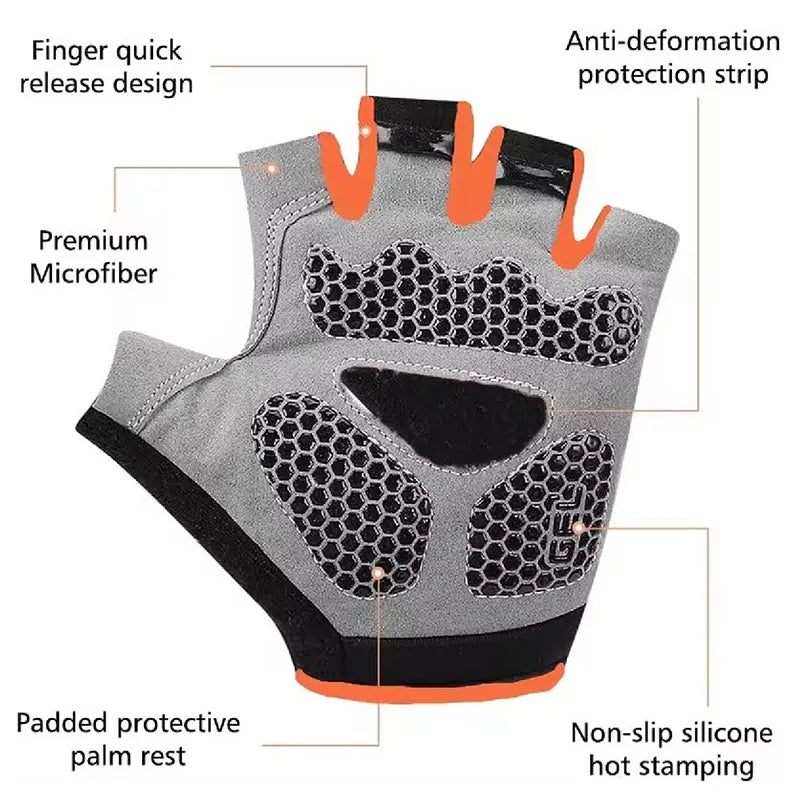 Breathable Anti-Slip Half Finger Fitness Gloves