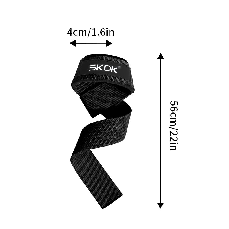 Anti-Slip Silicone Weightlifting Straps