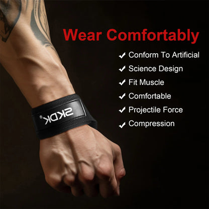 Anti-Slip Silicone Weightlifting Straps